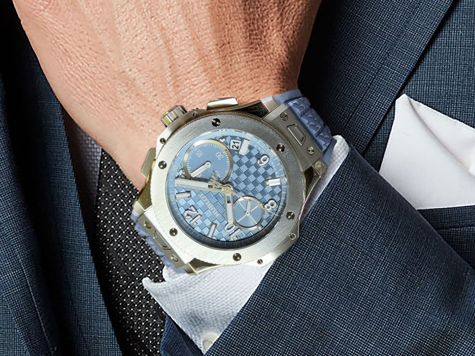 Hublot_Big Bang Original Unico潮蒼藍鈦金計時碼錶NTD603000  (2)